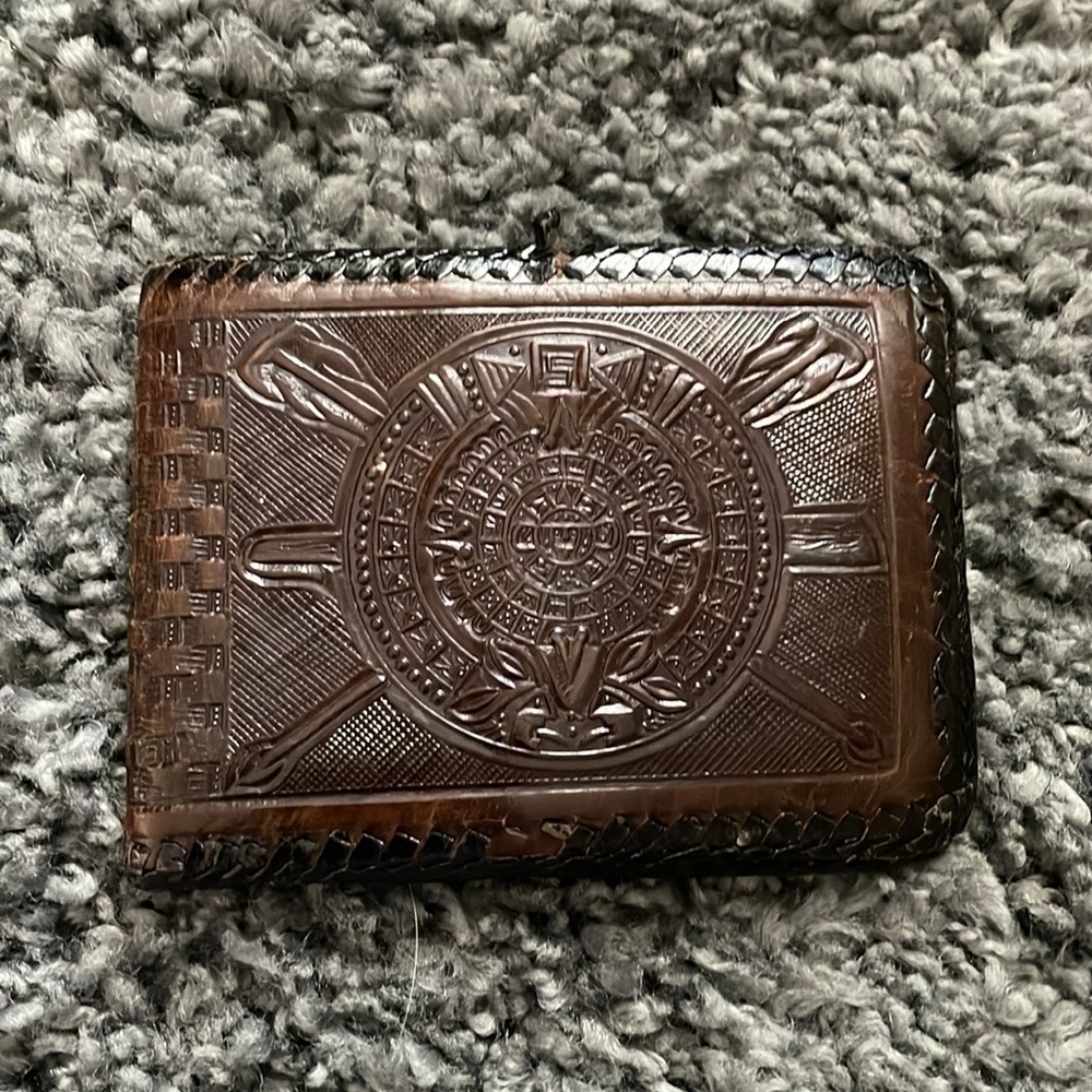 Vintage leather wallet